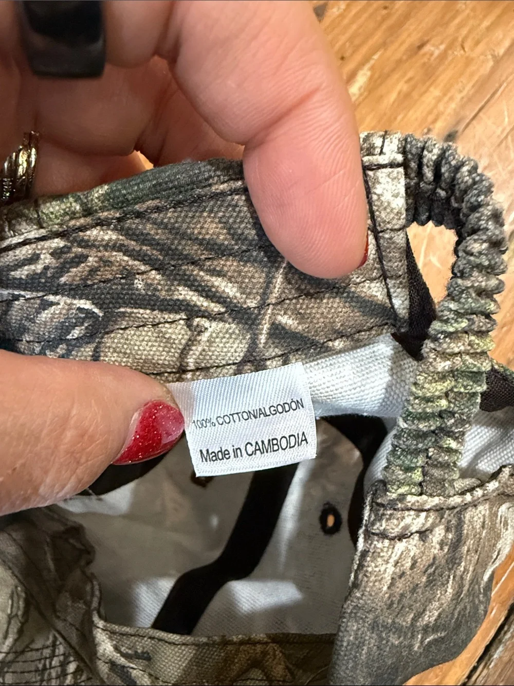 Carhartt Baby Camouflage Cap in Green and Brown